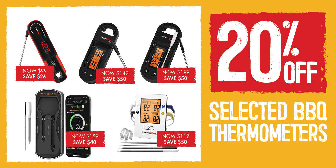 20% Off Selected BBQ Thermometers | Shop Now